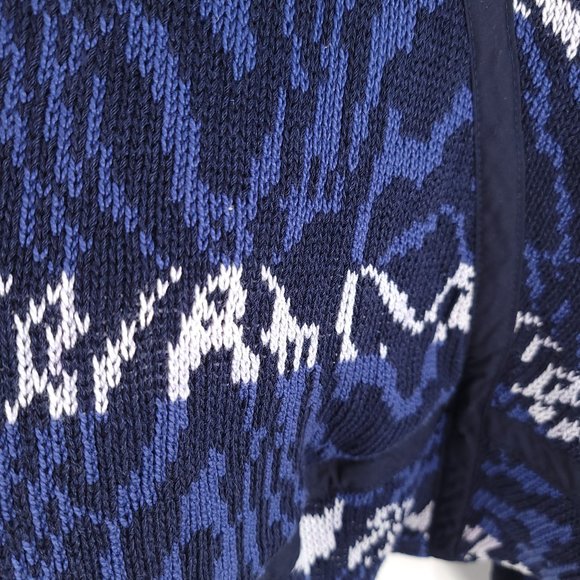 Vtg Escada Jacket Women's Eur 38 Multicolor One Button Front Distressed - Picture 7 of 8